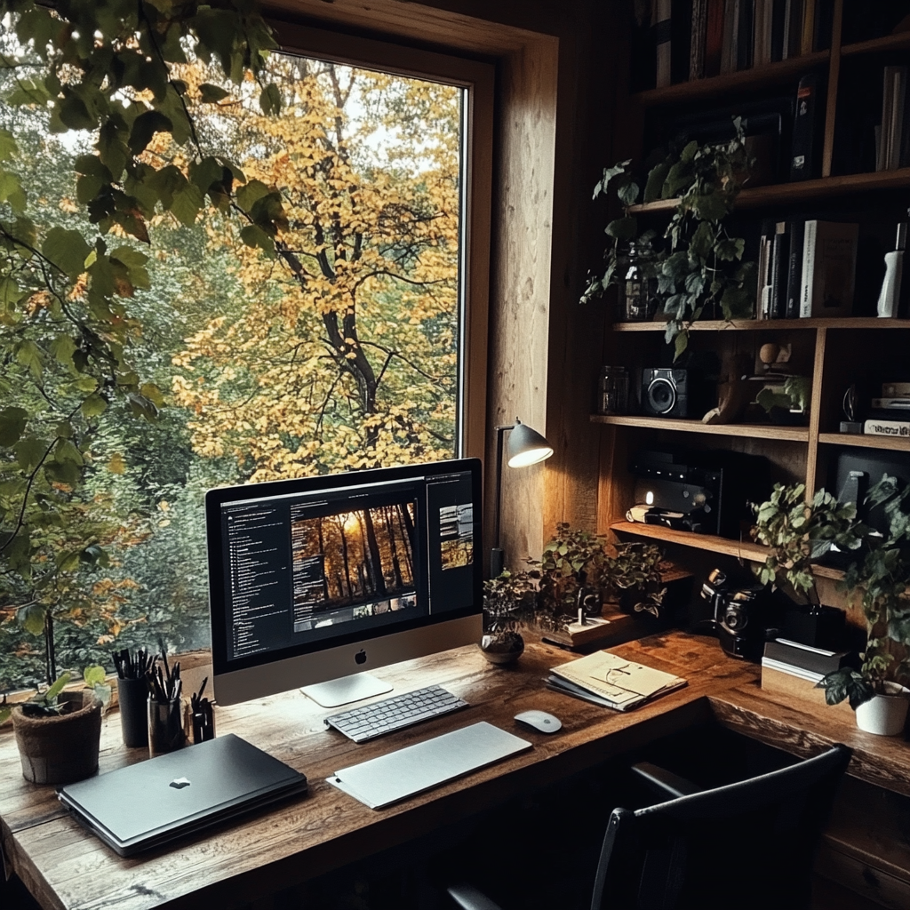 setting up a workplace on the PC